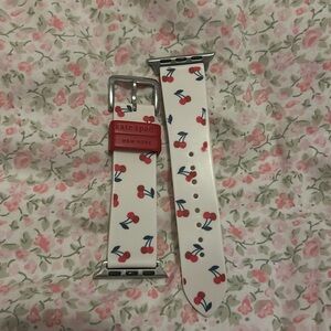 SOLD Kate Spade silicon cherry Apple Watch band 38/40mm